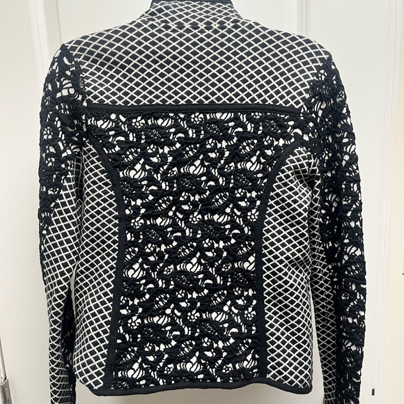 Moth (Anthropologie) Jacquard Moto jacket - Picture 4 of 13